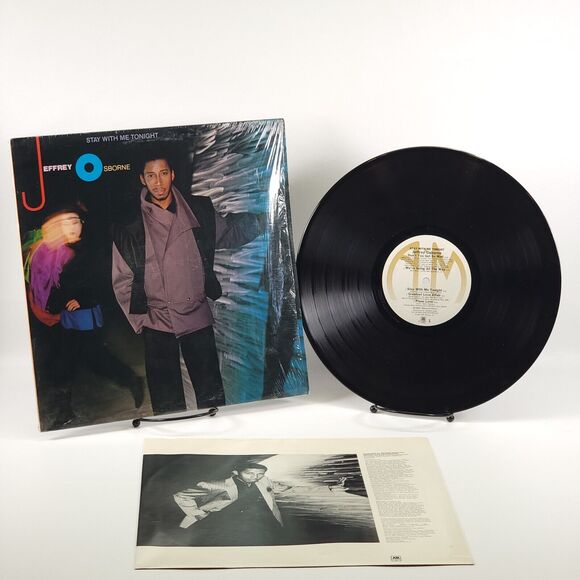Jeffrey Osborne Stay With Me Tonight Vinyl LP AandM 1983 Soul RnB Album EX - Picture 1 of 16